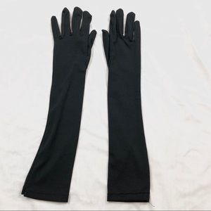 Long Black Gloves